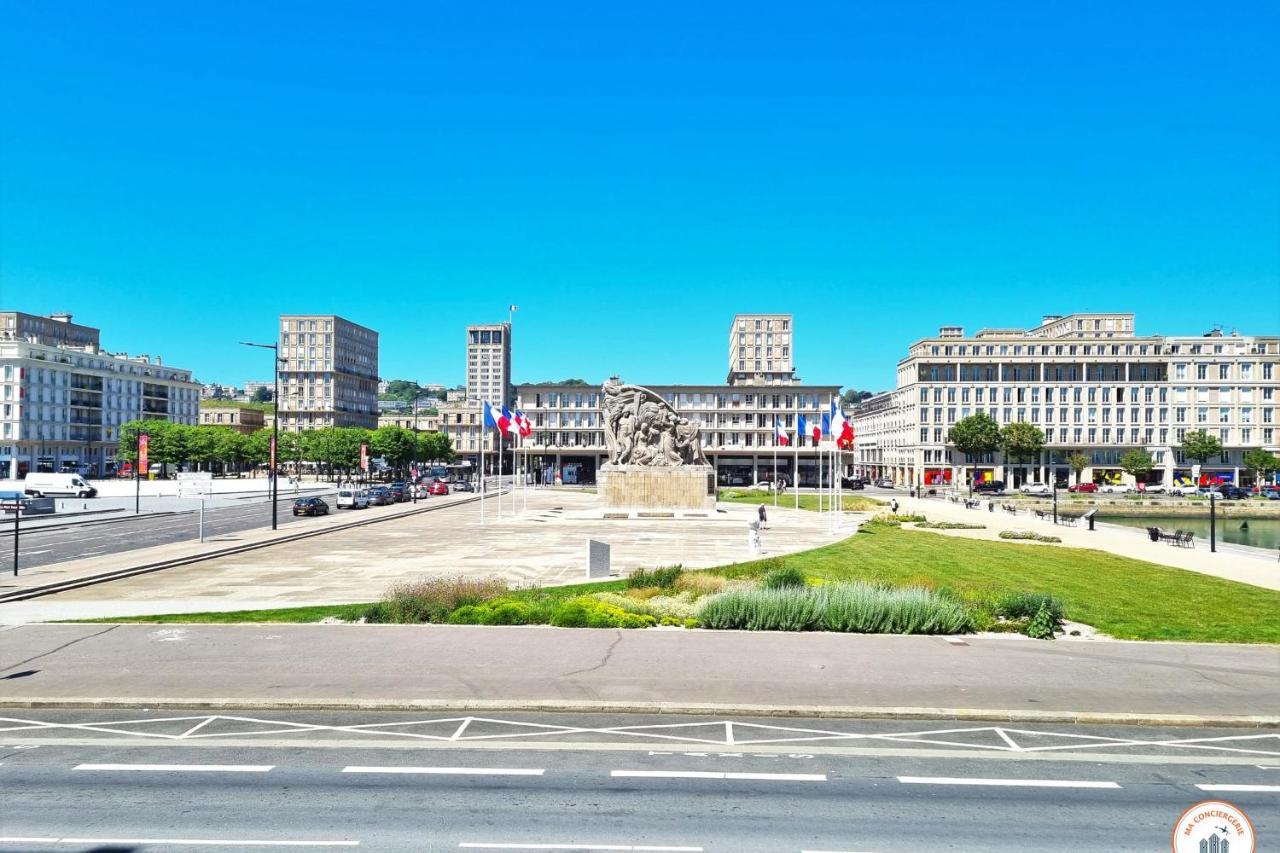 Les 4 Saisons - Magnifique Vue - Volcan Niemeyer Et Bassin Le Havre Buitenkant foto