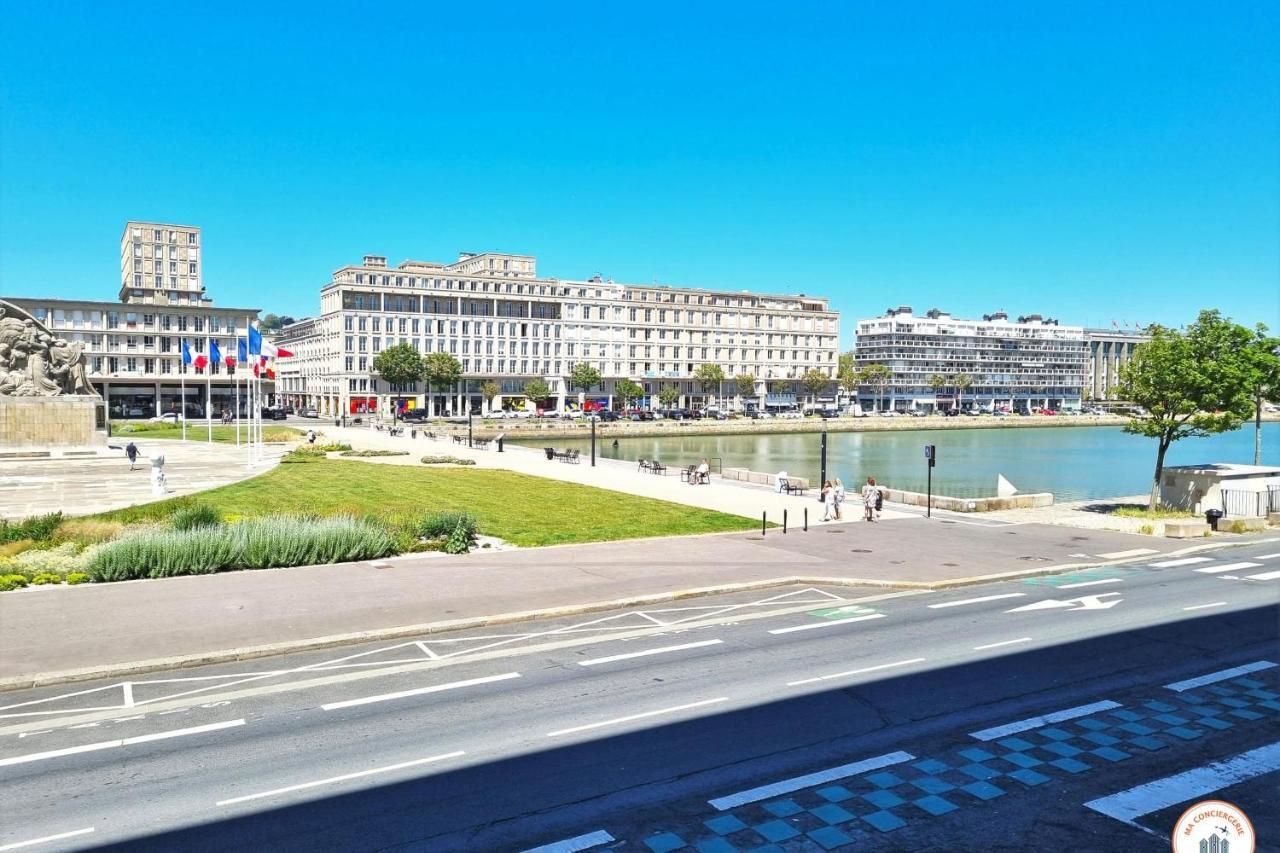 Les 4 Saisons - Magnifique Vue - Volcan Niemeyer Et Bassin Le Havre Buitenkant foto